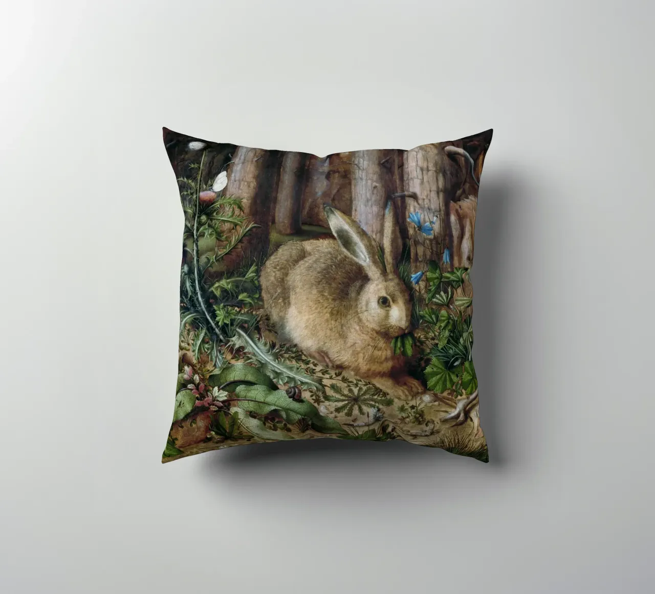 A Hare in the Forest cuscino da vintageshop