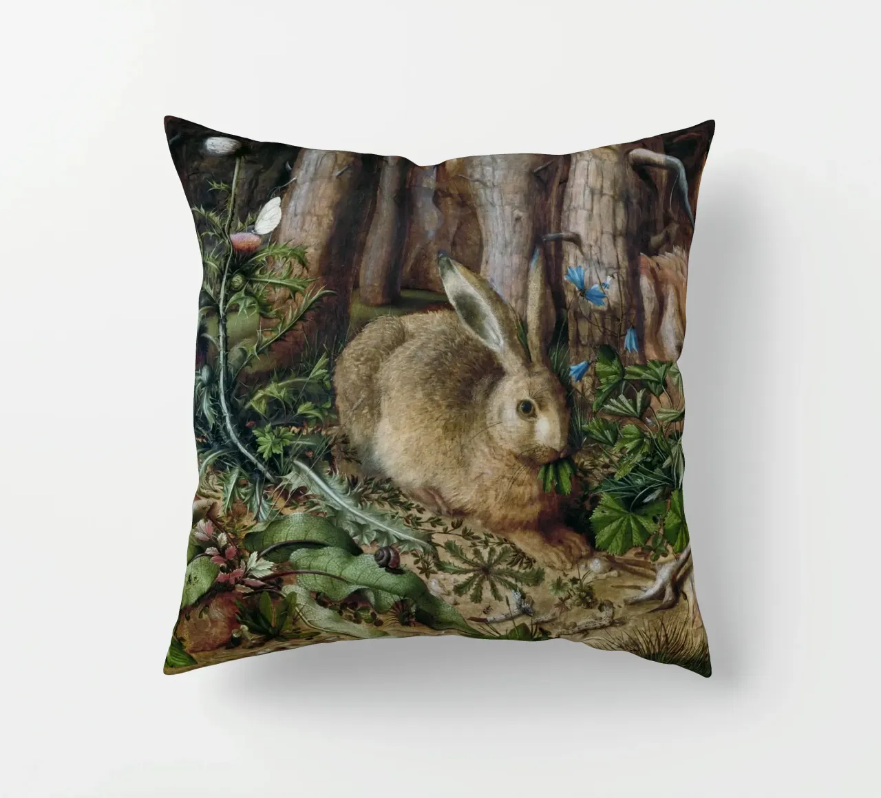 A Hare in the Forest cuscino da vintageshop
