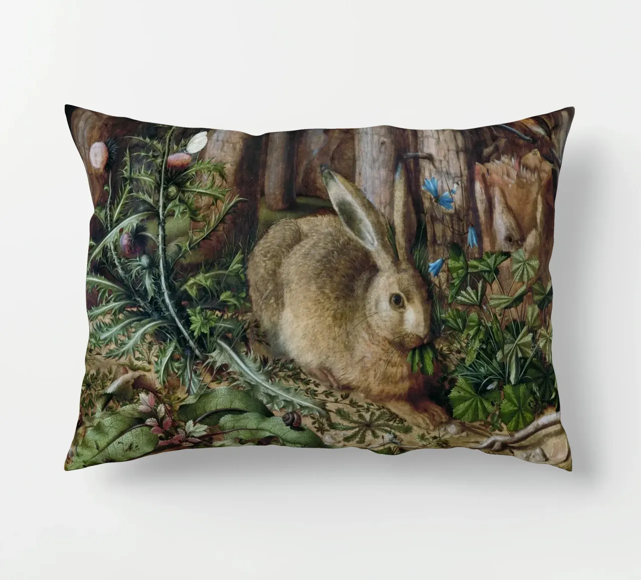 A Hare in the Forest cuscino da vintageshop