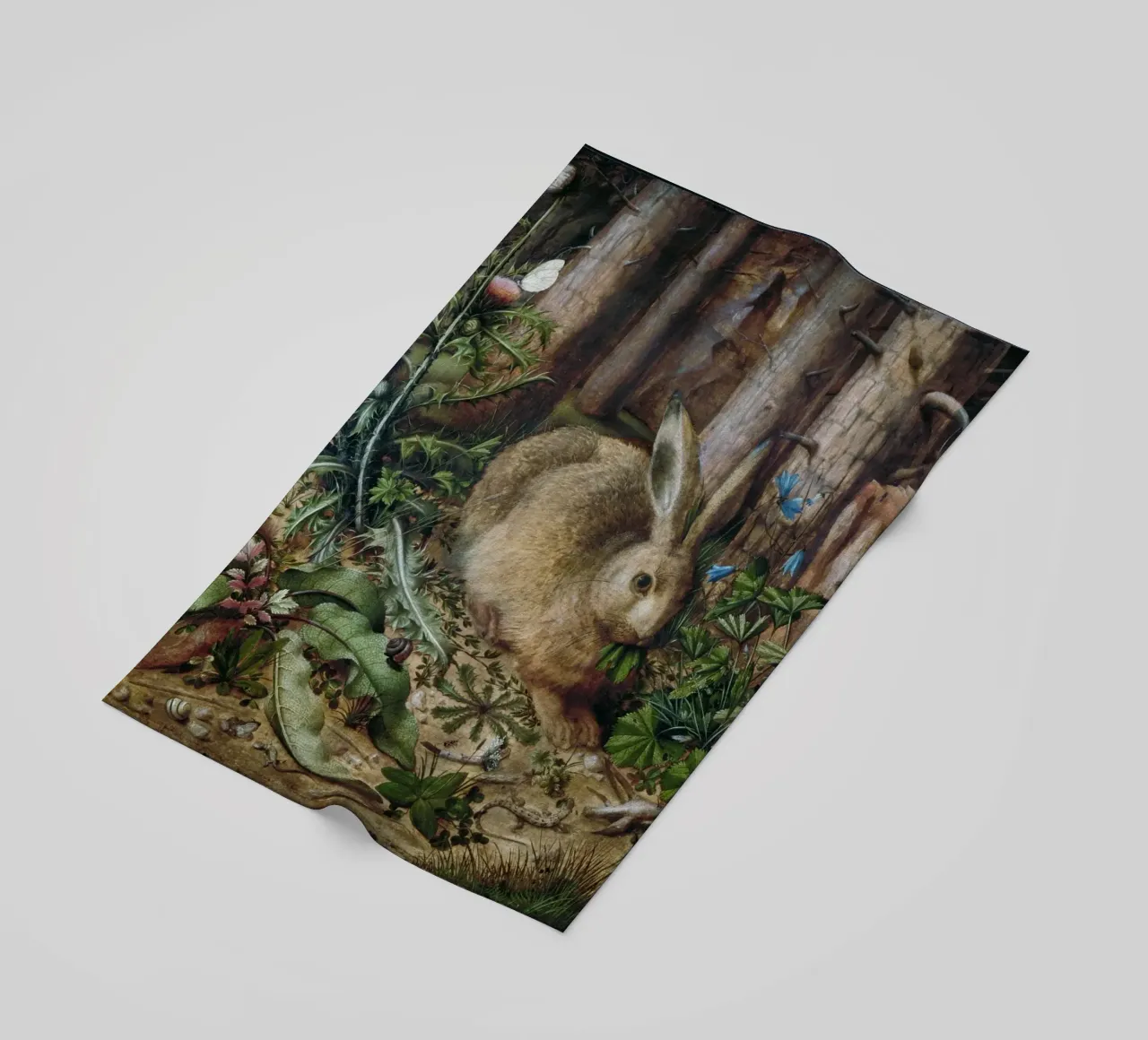 A Hare in the Forest telo mare da vintageshop