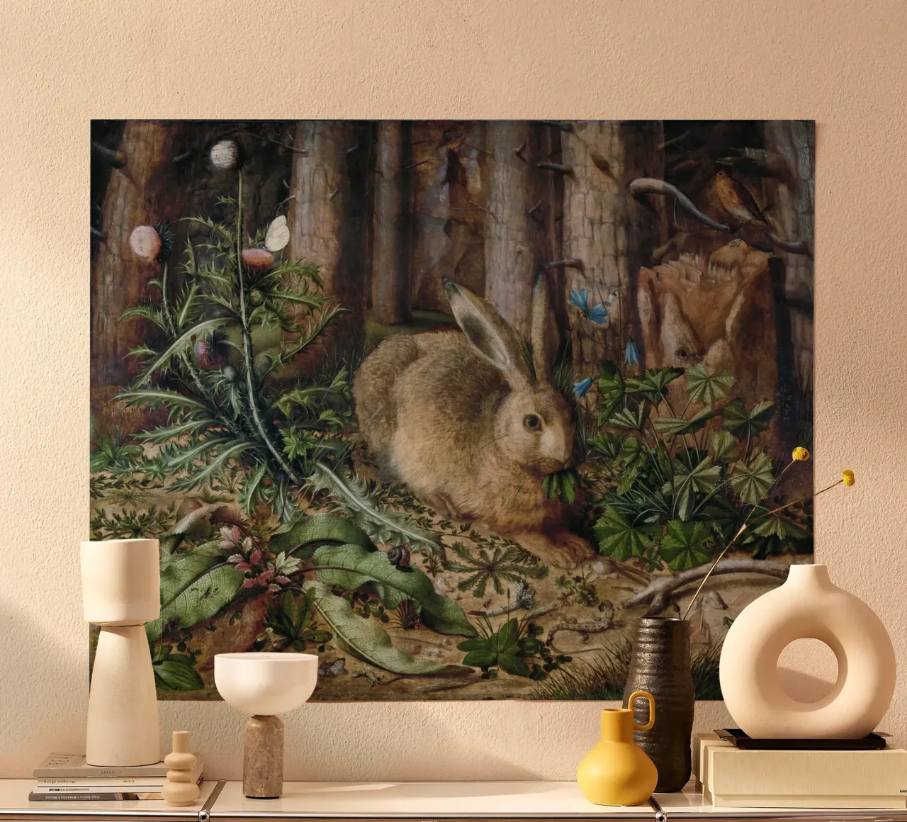 A Hare in the Forest carta hahnemühle da vintageshop
