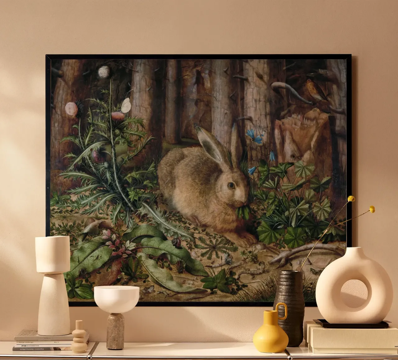 A Hare in the Forest carta hahnemühle da vintageshop