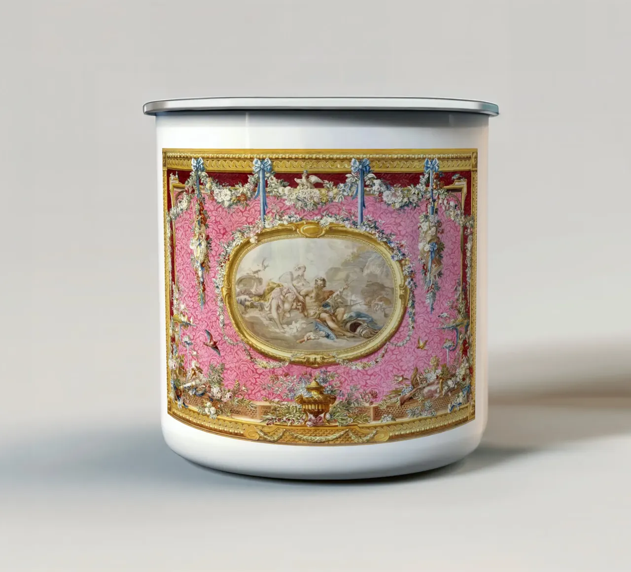 Tapestry: Venus at the Forge of Vulcan mug en émail de vintageshop
