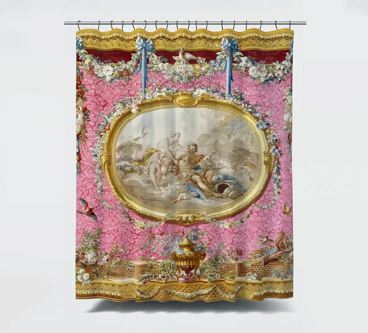 Tapestry: Venus at the Forge of Vulcan cortina de baño de vintageshop