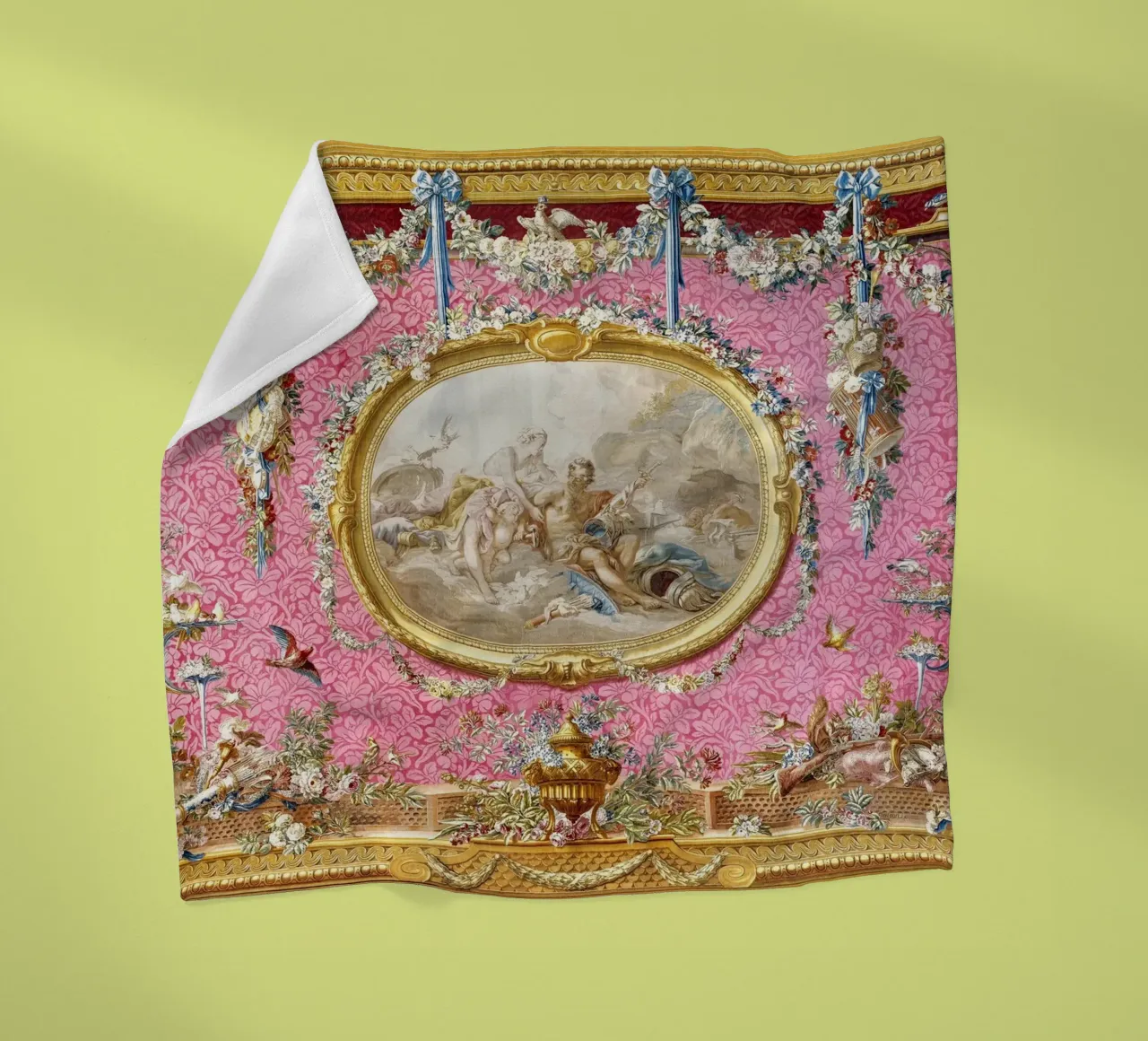 Tapestry: Venus at the Forge of Vulcan manta de franela de vintageshop