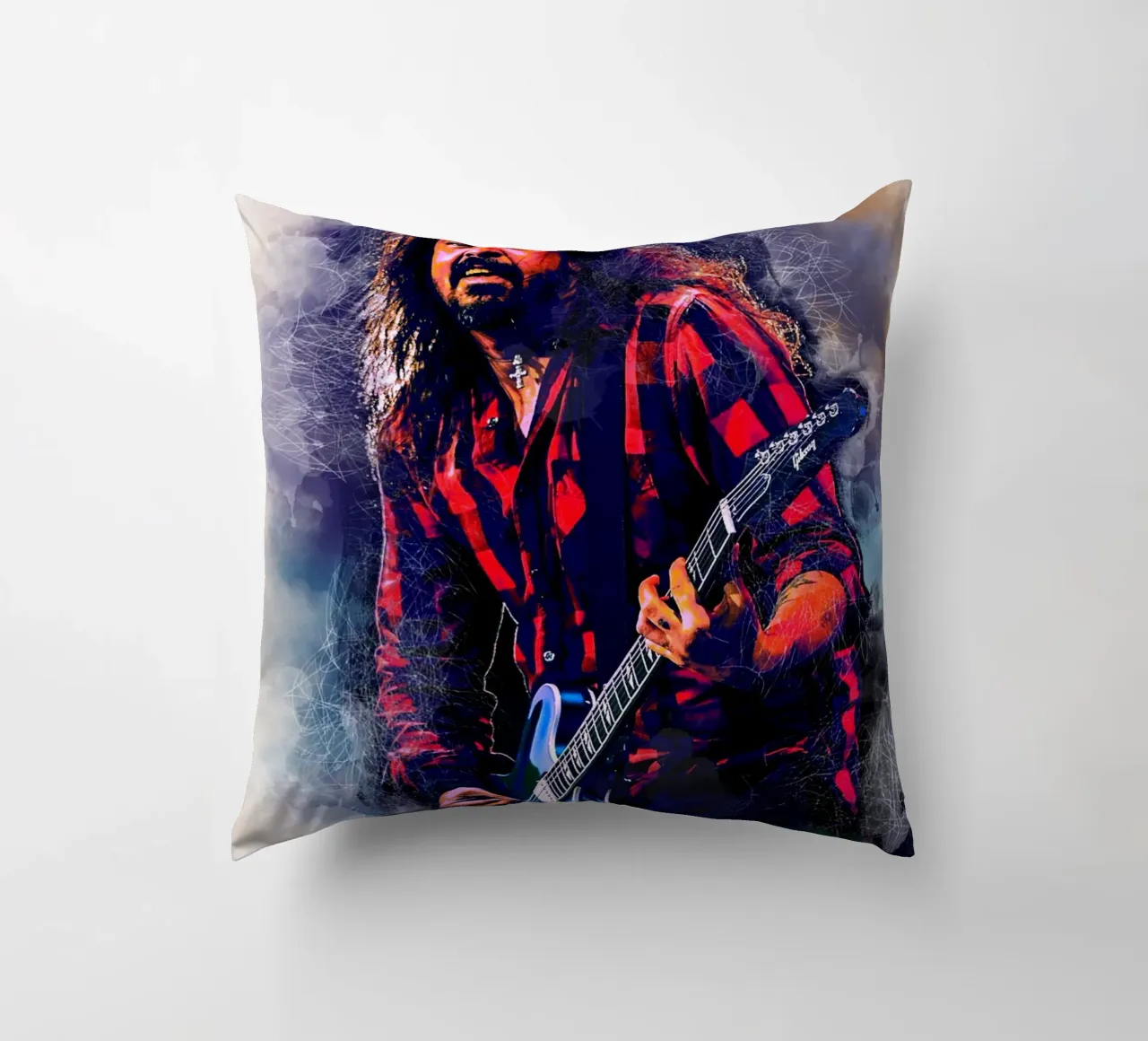 Dave Grohl art cuscino da Lembayung art