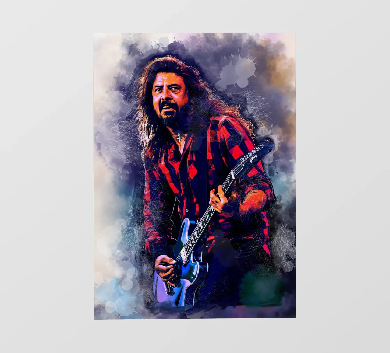 Dave Grohl art pellicola backlit da Lembayung art