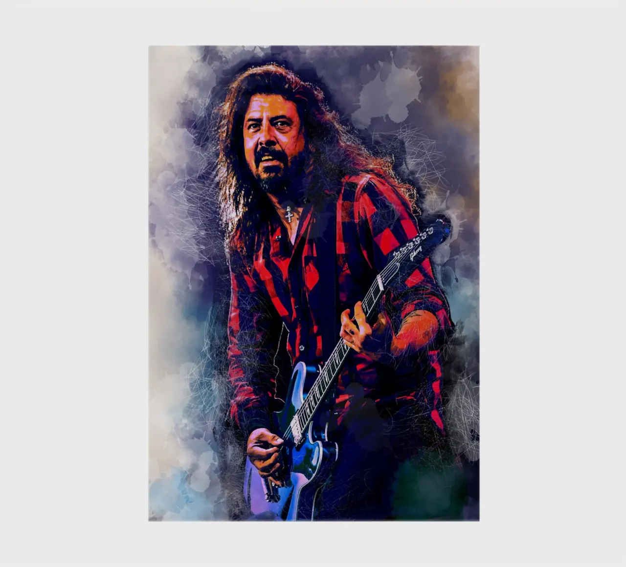 Dave Grohl art notebook by Lembayung art