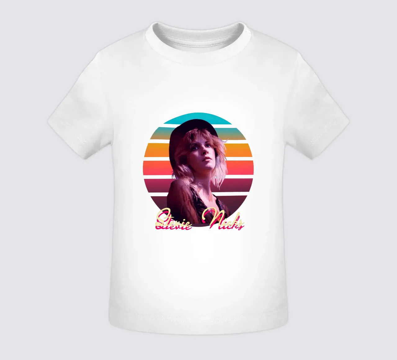 Stevie Nicks vintage style maglietta neonato da Lembayung art