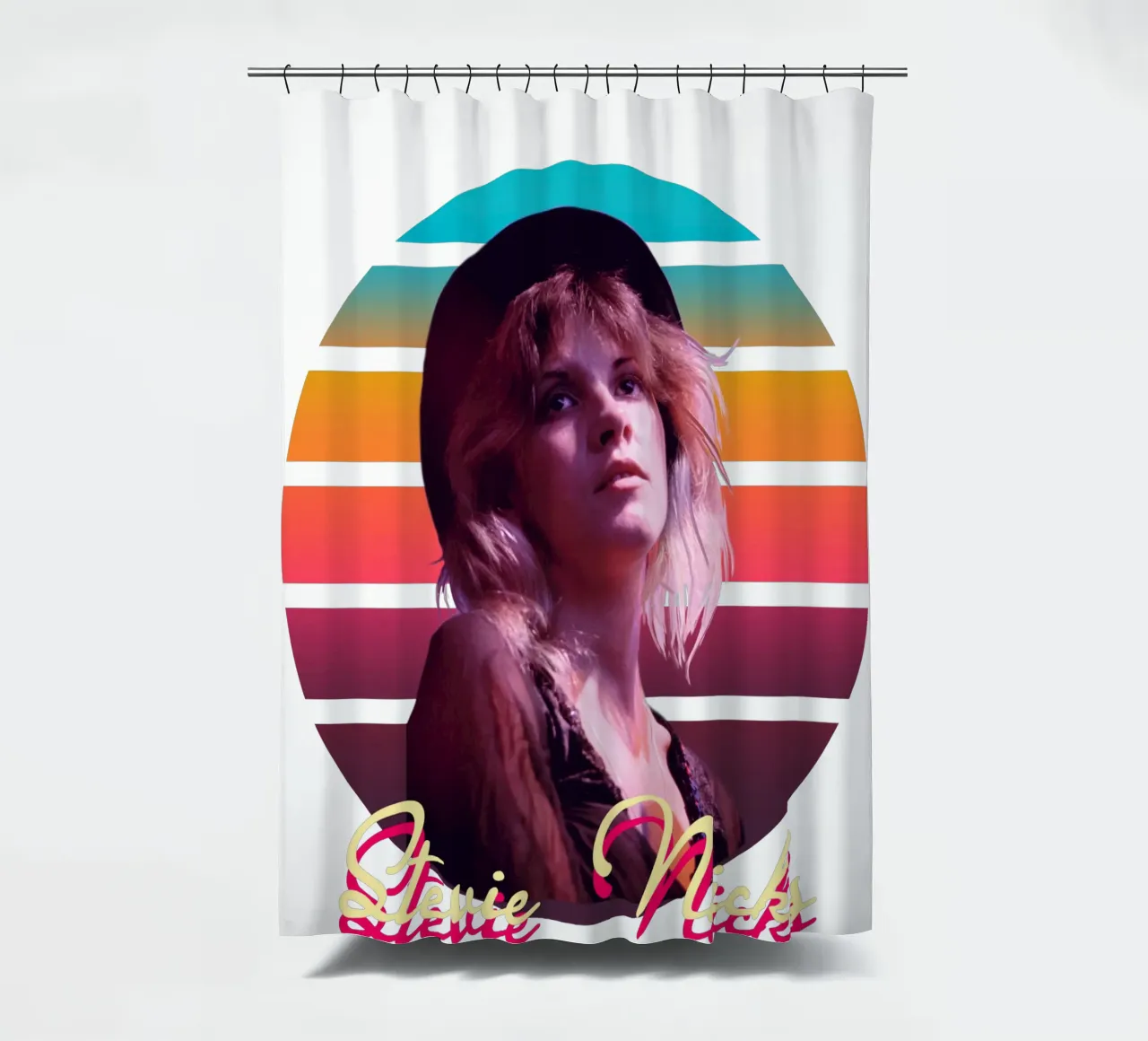 Stevie Nicks vintage style tenda da doccia da Lembayung art