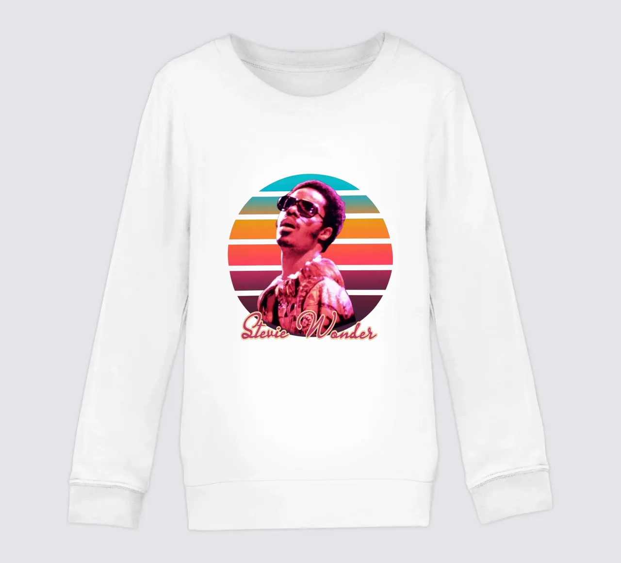 Stevie Wonder vintage style felpa bambino da Lembayung art