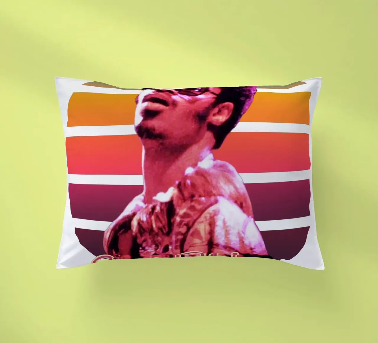 Stevie Wonder vintage style cuscino da Lembayung art