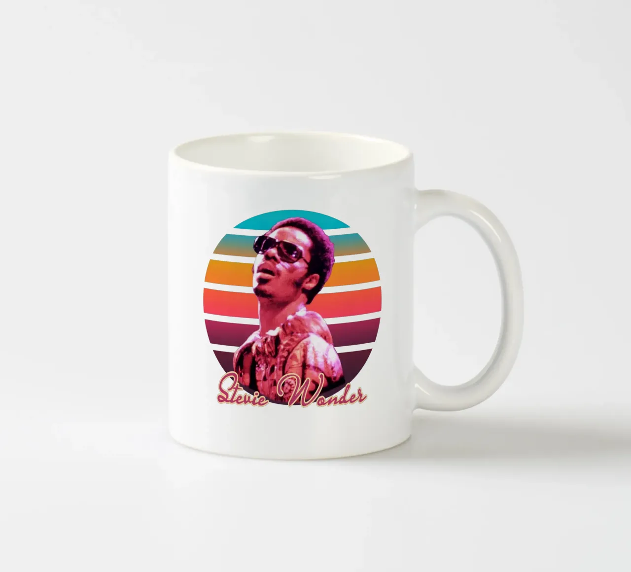 Stevie Wonder vintage style tazza in ceramica da Lembayung art
