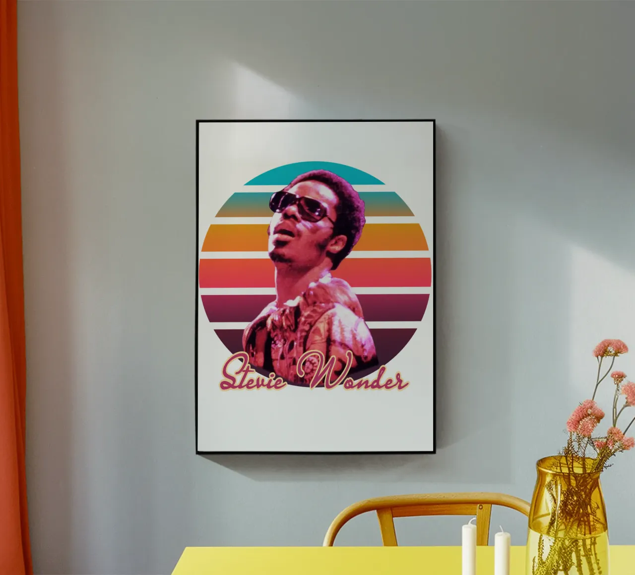 Stevie Wonder vintage style plexiglass da Lembayung art