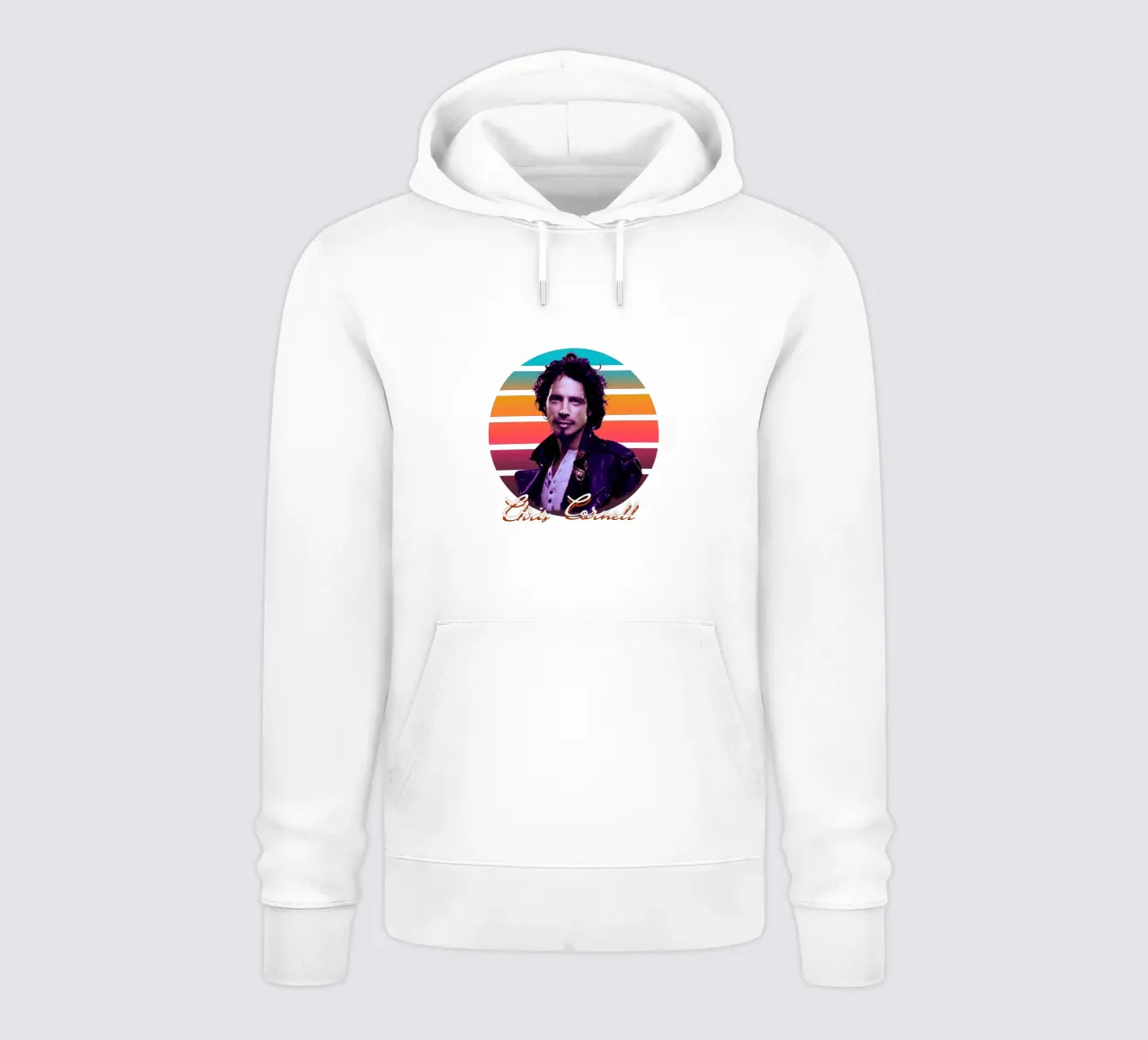 Chris Cornell vintage style felpa con cappuccio da Lembayung art