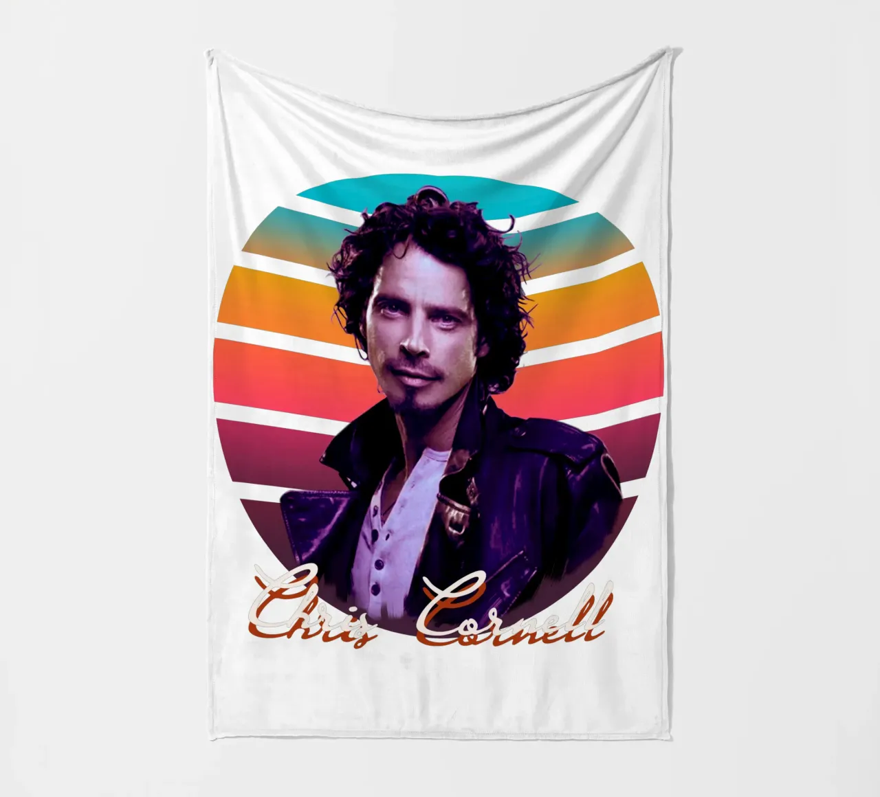 Chris Cornell vintage style coperta in pile da Lembayung art