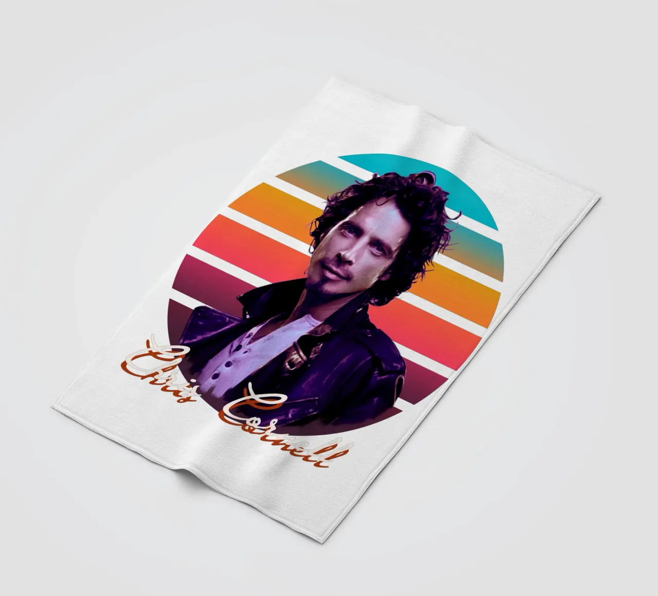 Chris Cornell vintage style coperta in pile da Lembayung art