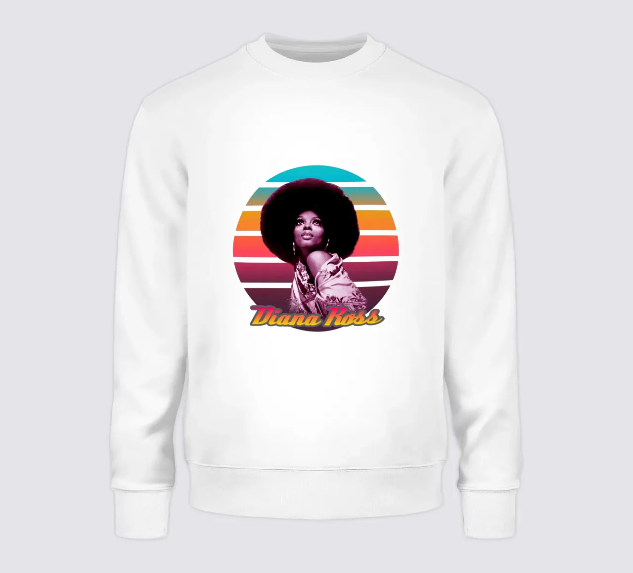 Diana Ross vintage style felpa da Lembayung art
