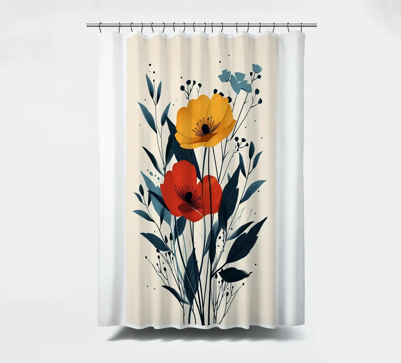 I fiori tenda da doccia da Larry