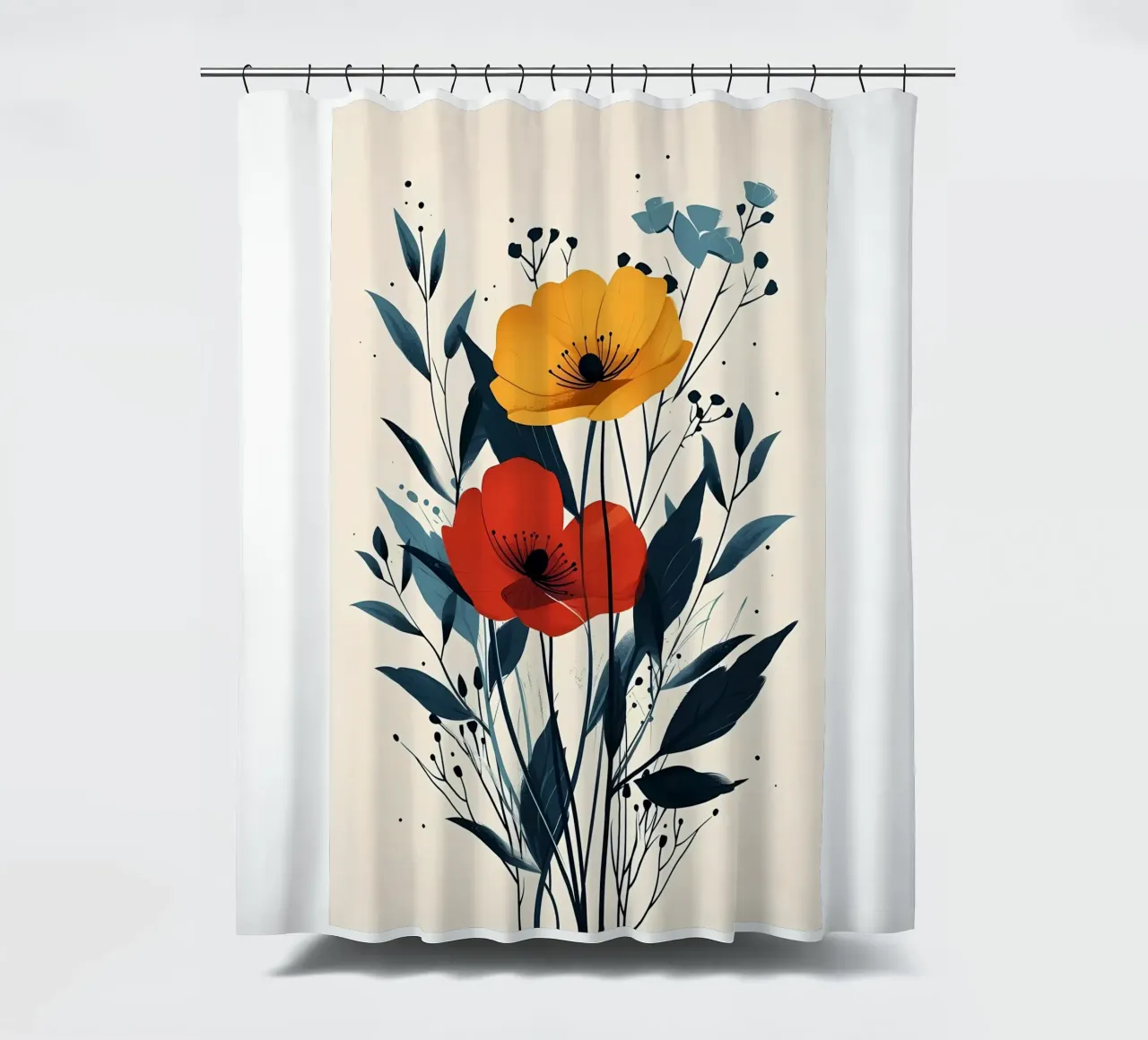 I fiori tenda da doccia da Larry