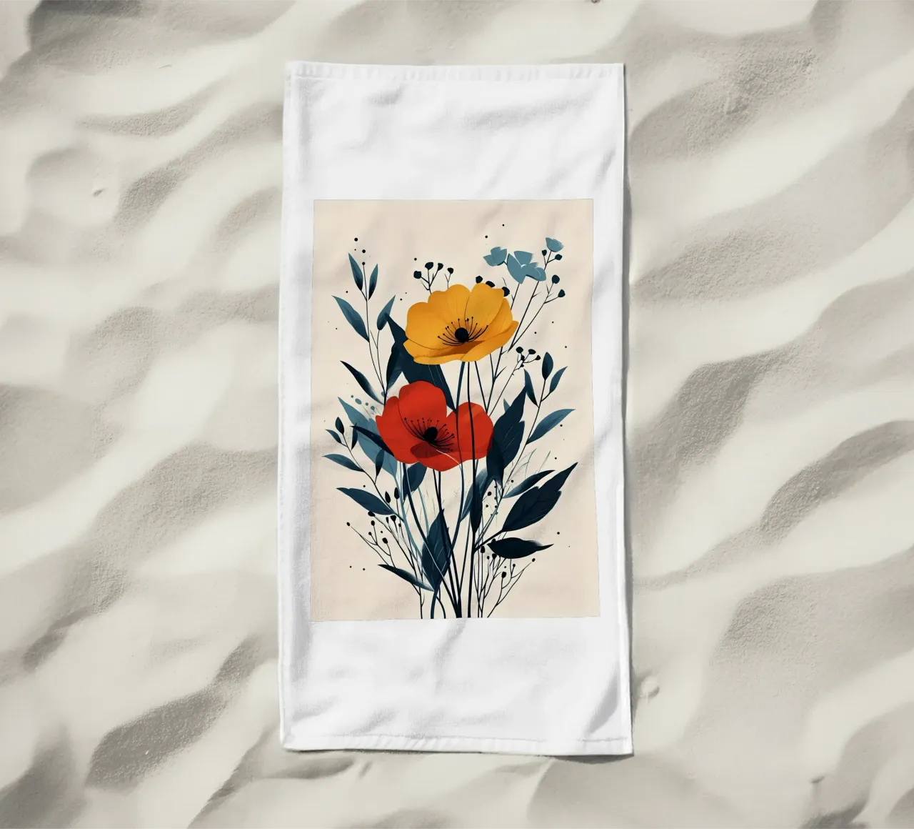 I fiori telo mare da Larry