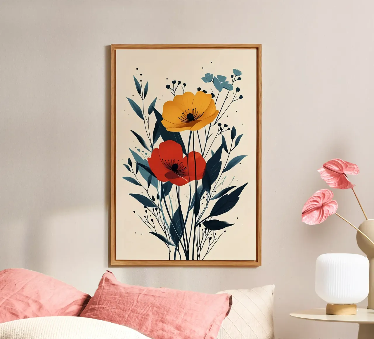 I fiori alluminio dibond da Larry