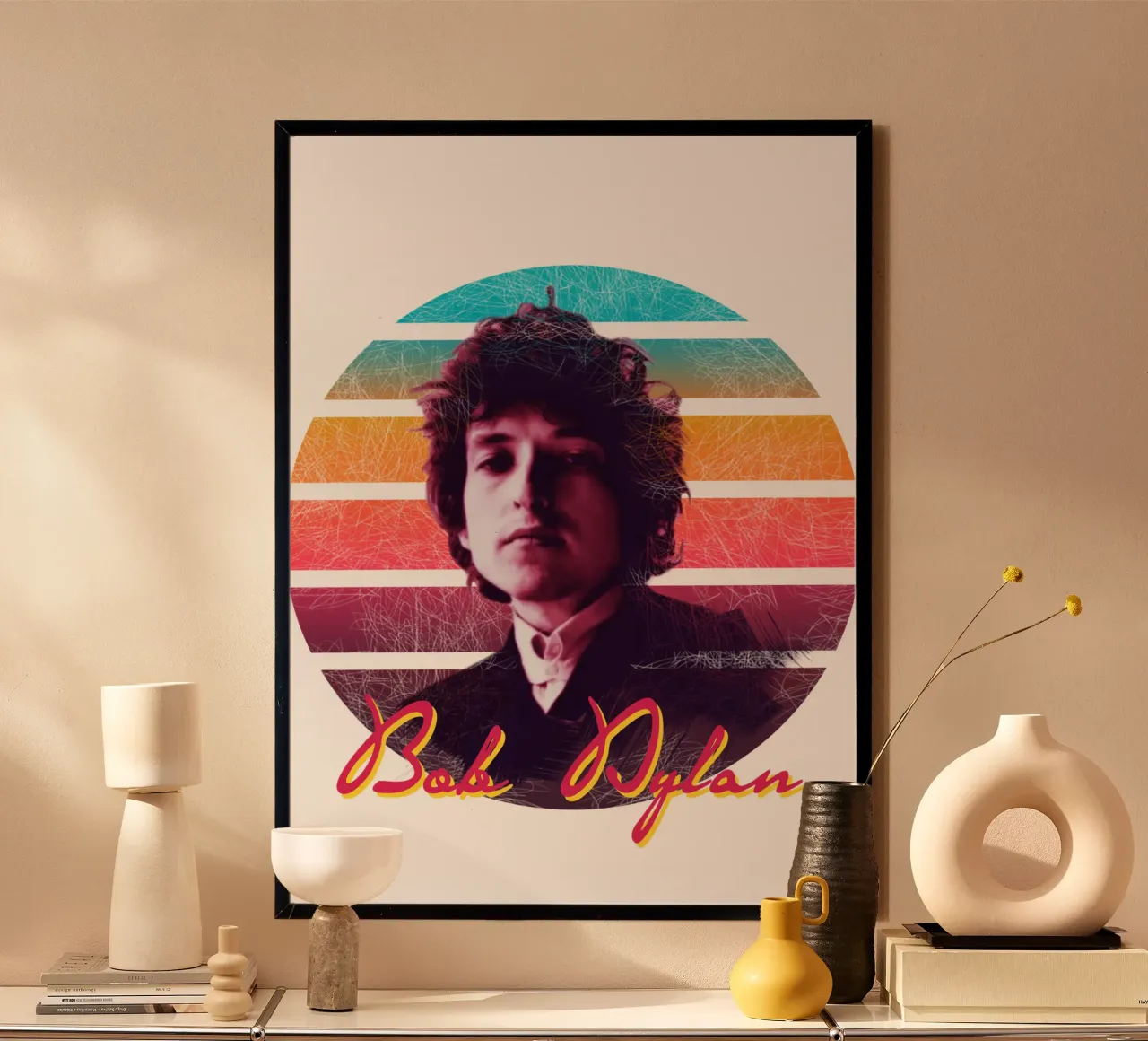 Bob Dylan vintage style carta hahnemühle da Lembayung art