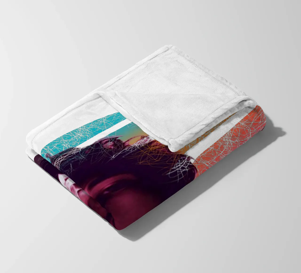 Bob Dylan vintage style coperta in pile da Lembayung art