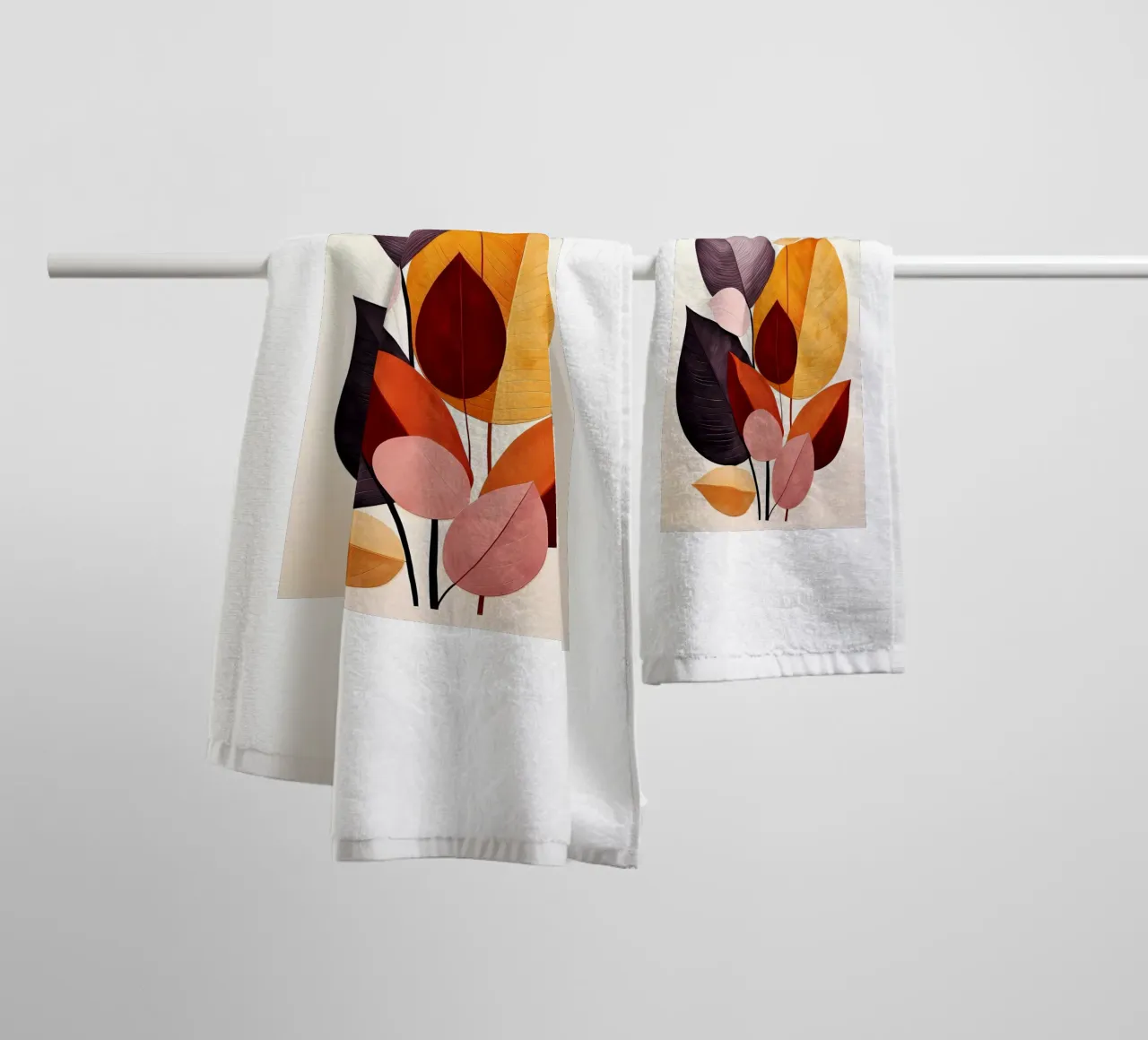 Verde botanico asciugamano da bagno da Larry