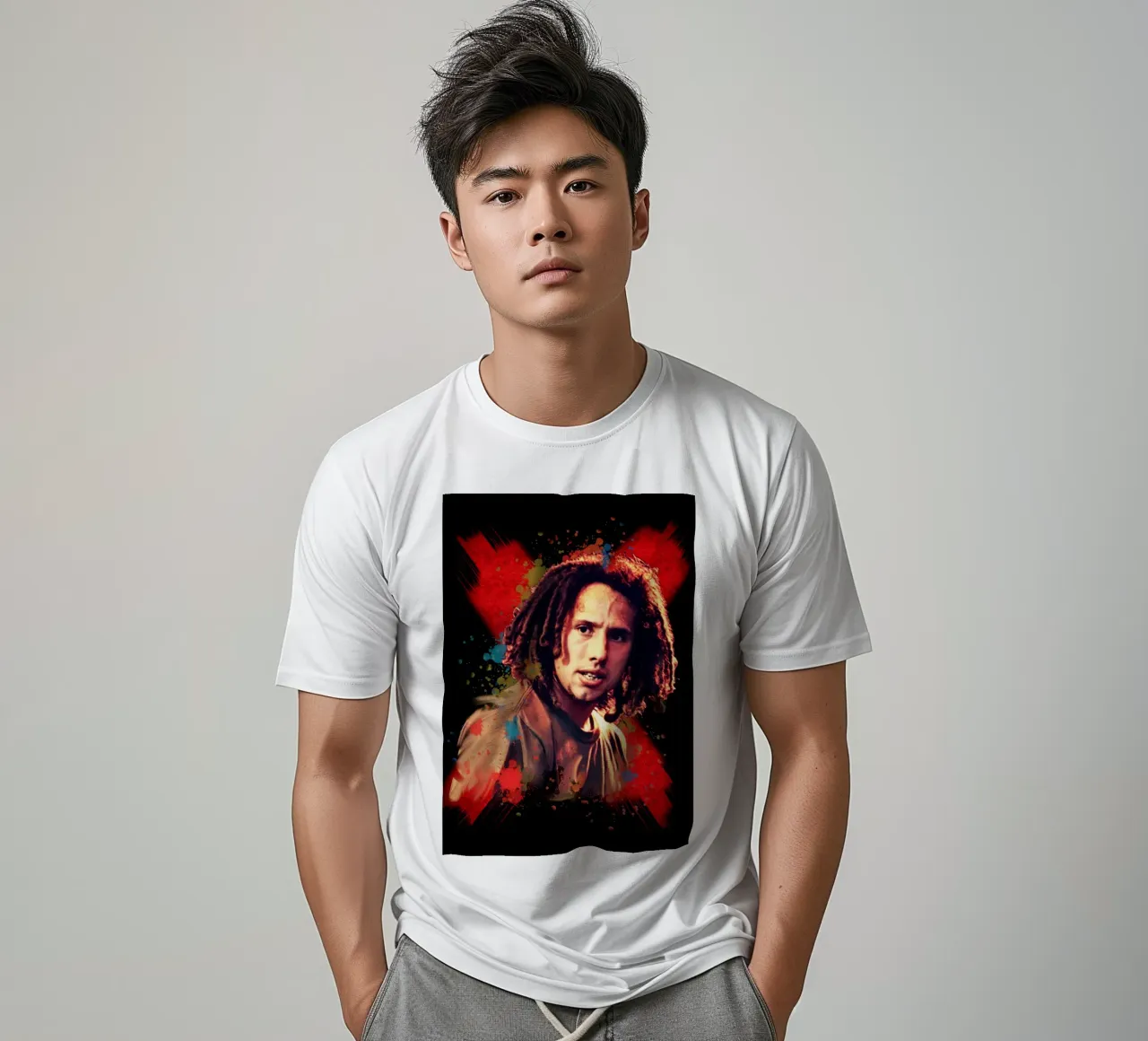 Zack de la Rocha t-shirt da Lembayung art