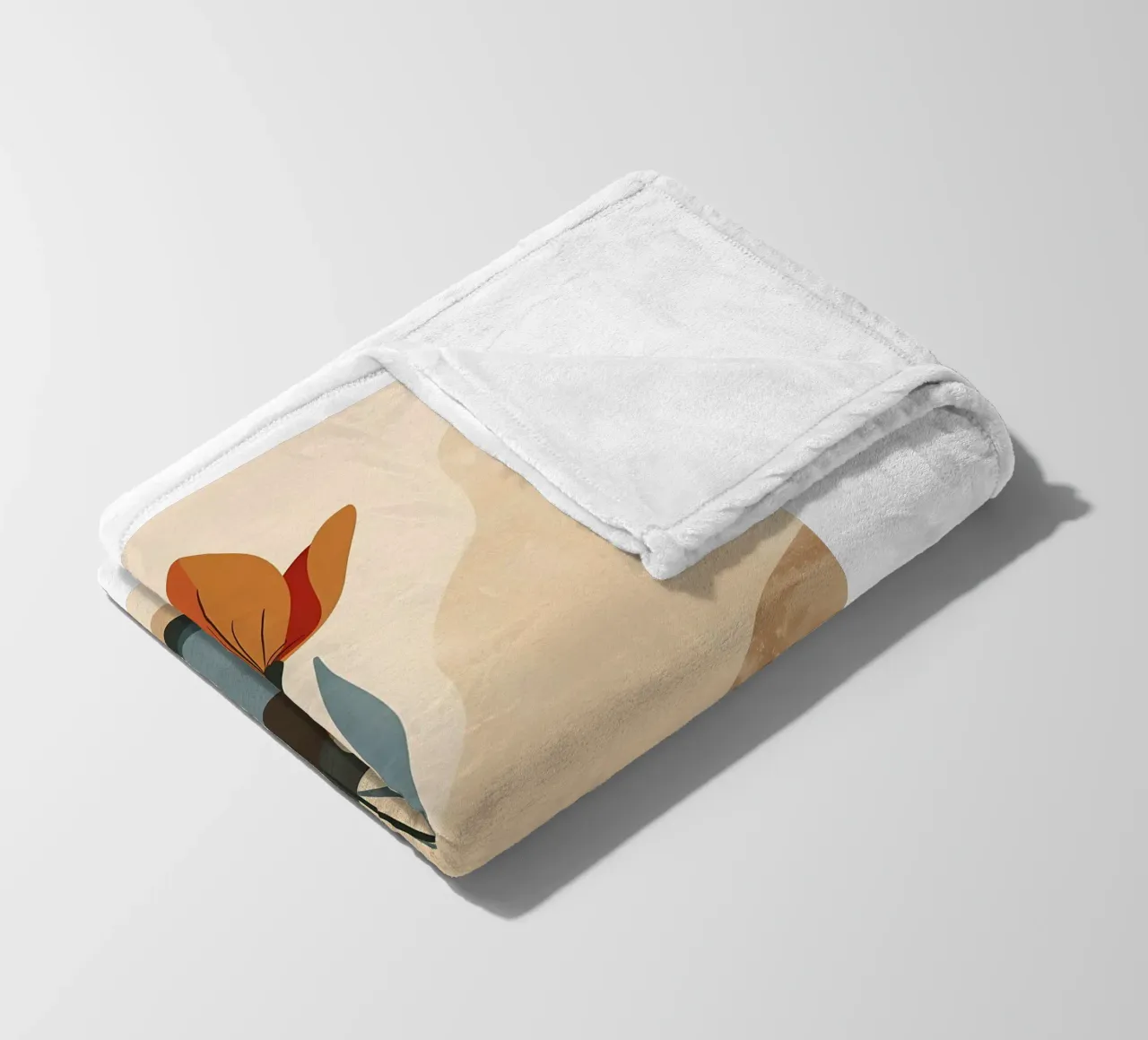 Linea e fioritura coperta in pile da Larry