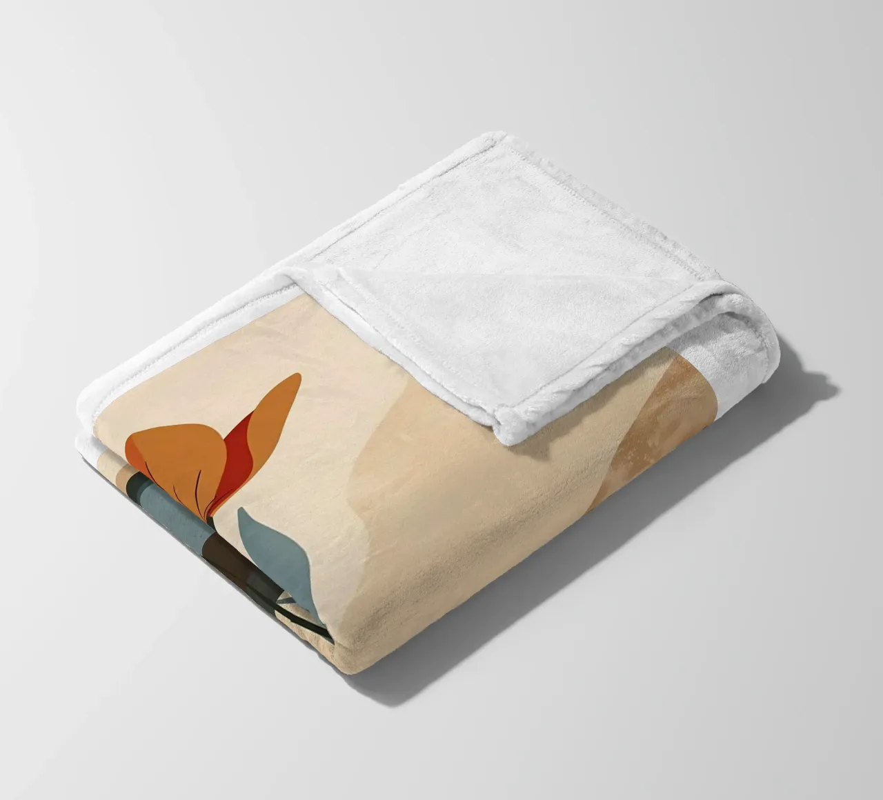Linea e fioritura coperta in pile da Larry