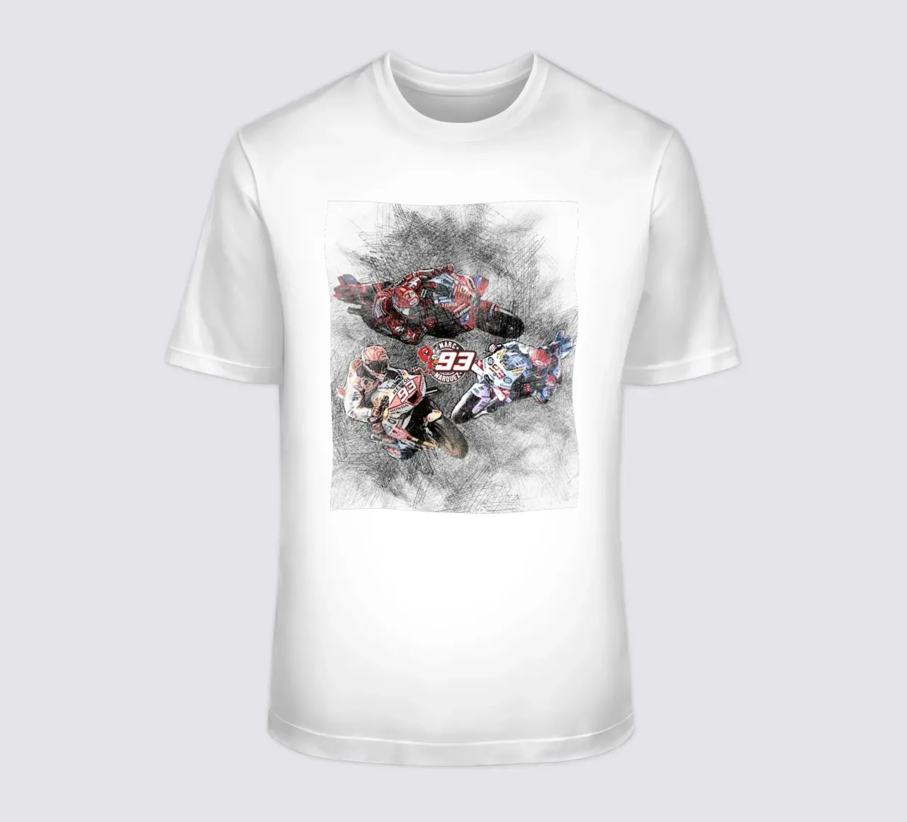 Marc Marquez 93 t-shirt da Abasa Inaraya