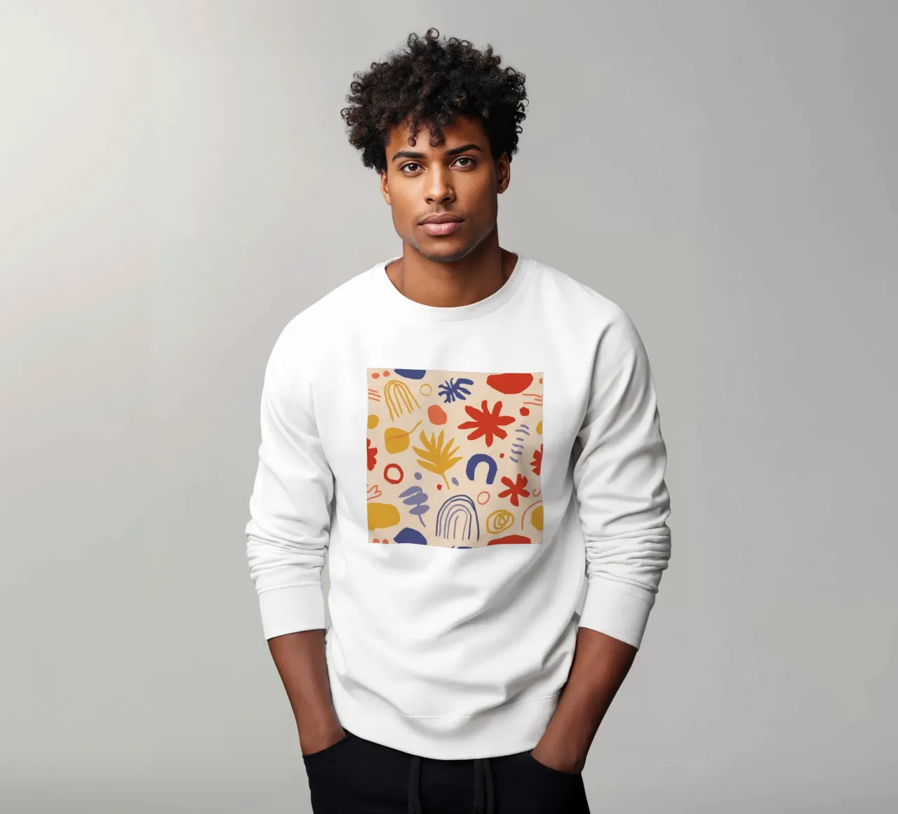 Vreugdevolle abstracte dans sweatshirt van Prism Ritual