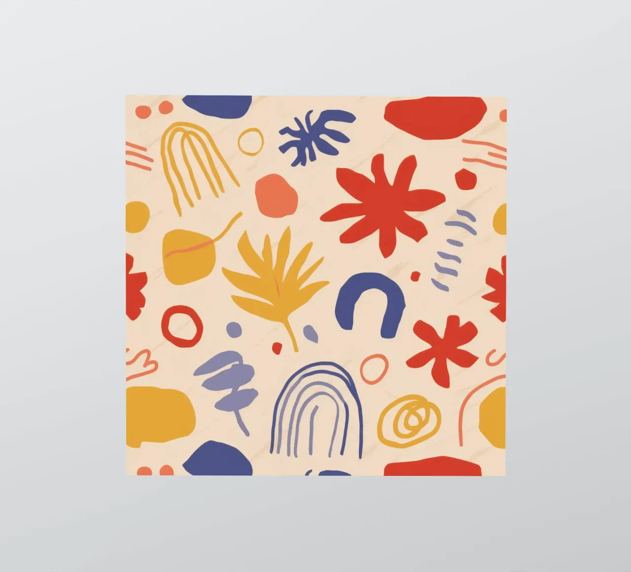 Vreugdevolle abstracte dans sticker van Prism Ritual