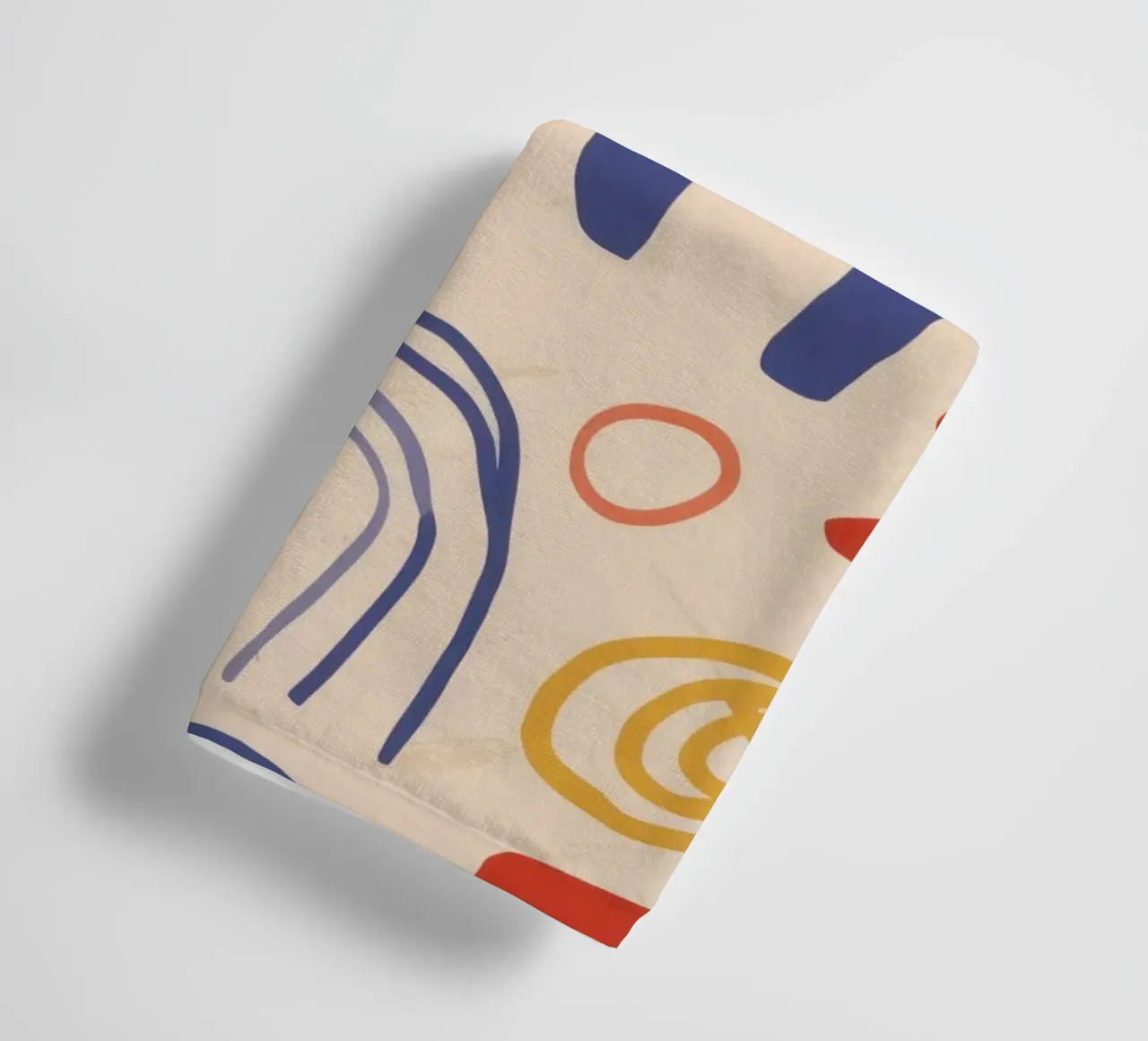 Vreugdevolle abstracte dans badhanddoek van Prism Ritual