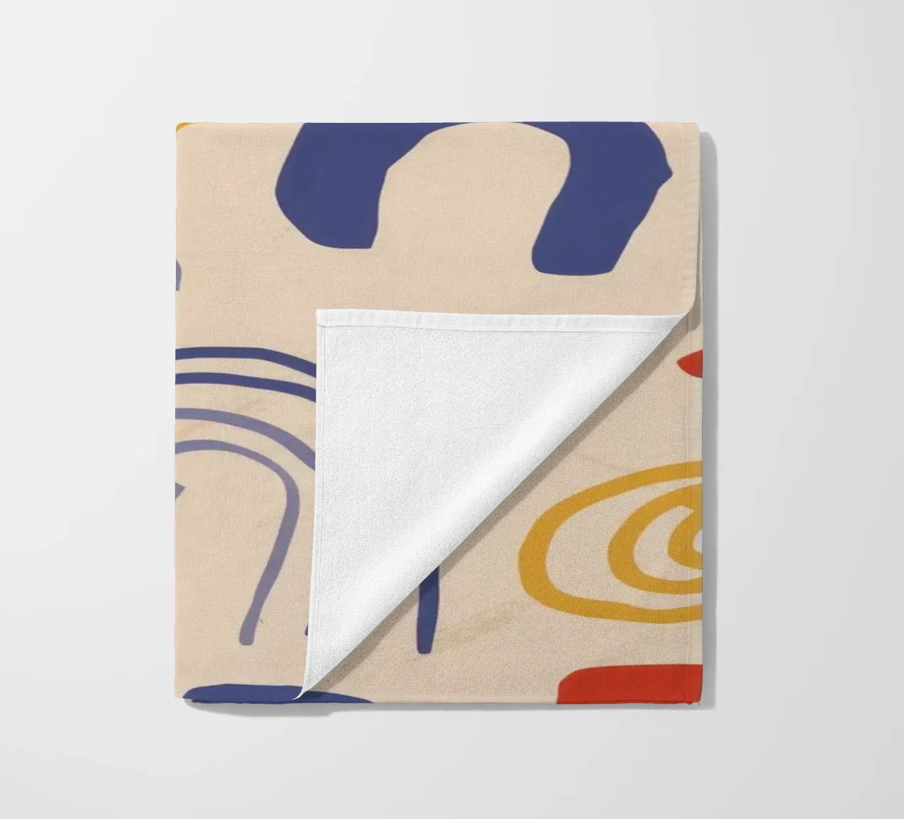 Vreugdevolle abstracte dans strandhanddoek van Prism Ritual