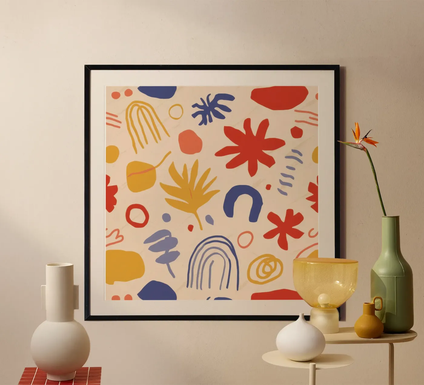 Joyful Abstract Dance poster van Prism Ritual