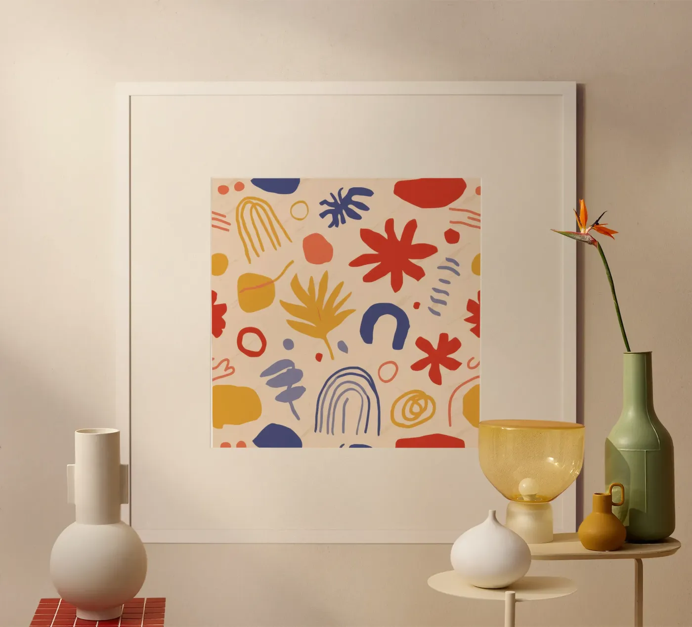 Joyful Abstract Dance poster van Prism Ritual