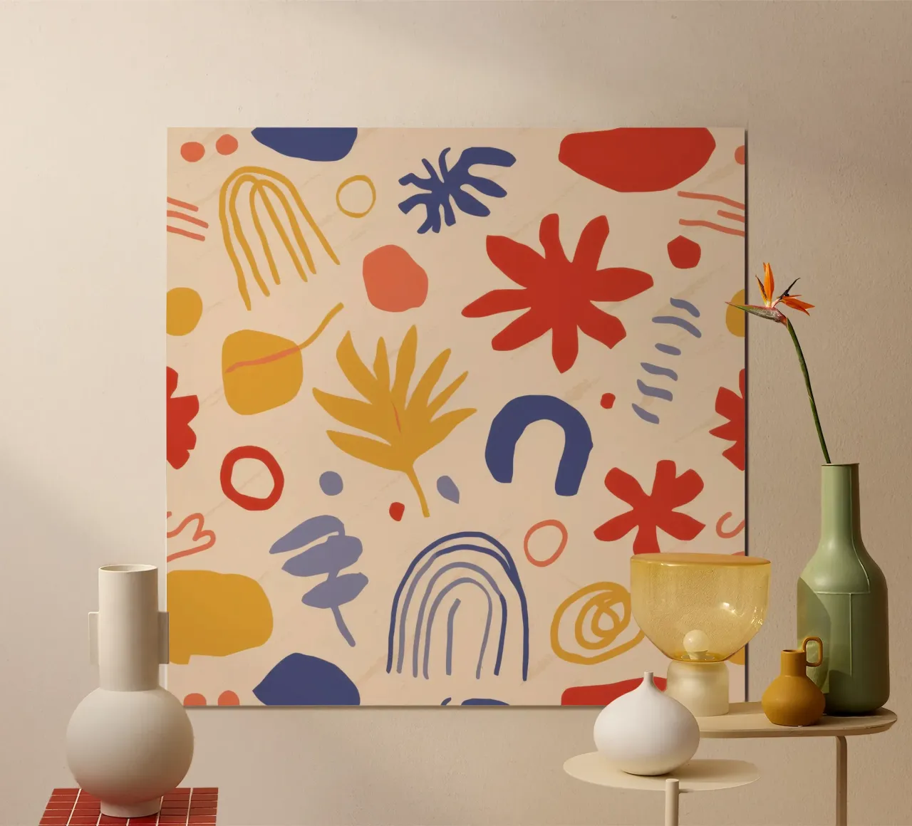 Vreugdevolle abstracte dans poster van Prism Ritual