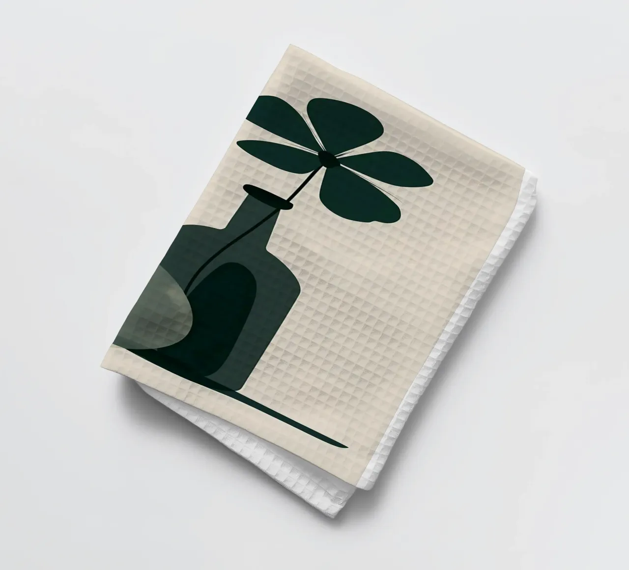 Linea e fioritura canovaccio da cucina da Larry