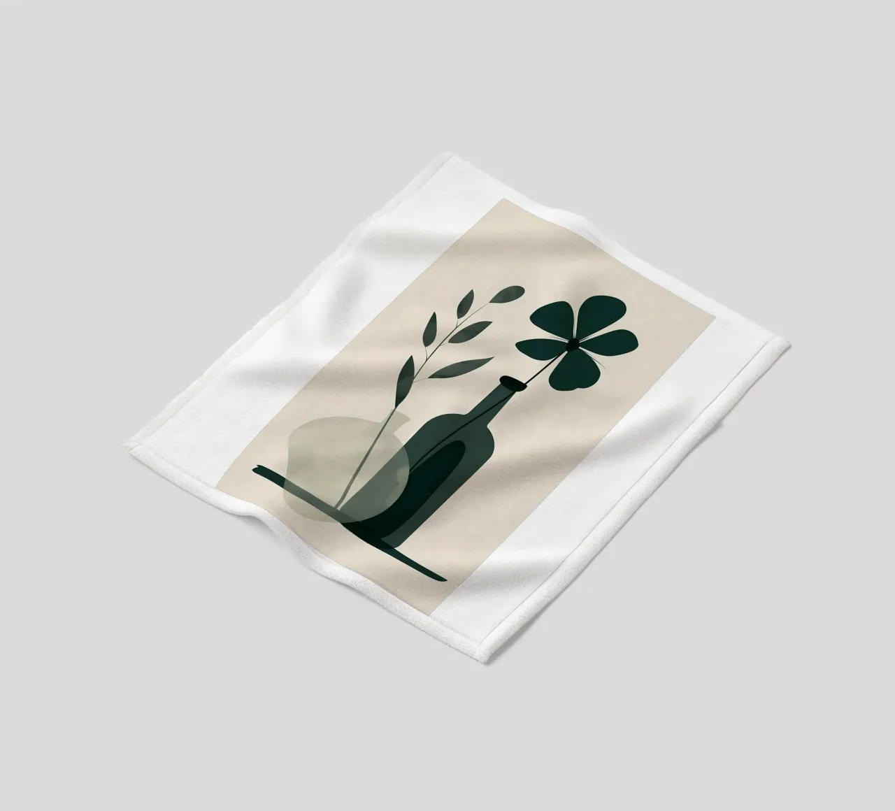 Linea e fioritura coperta in pile da Larry