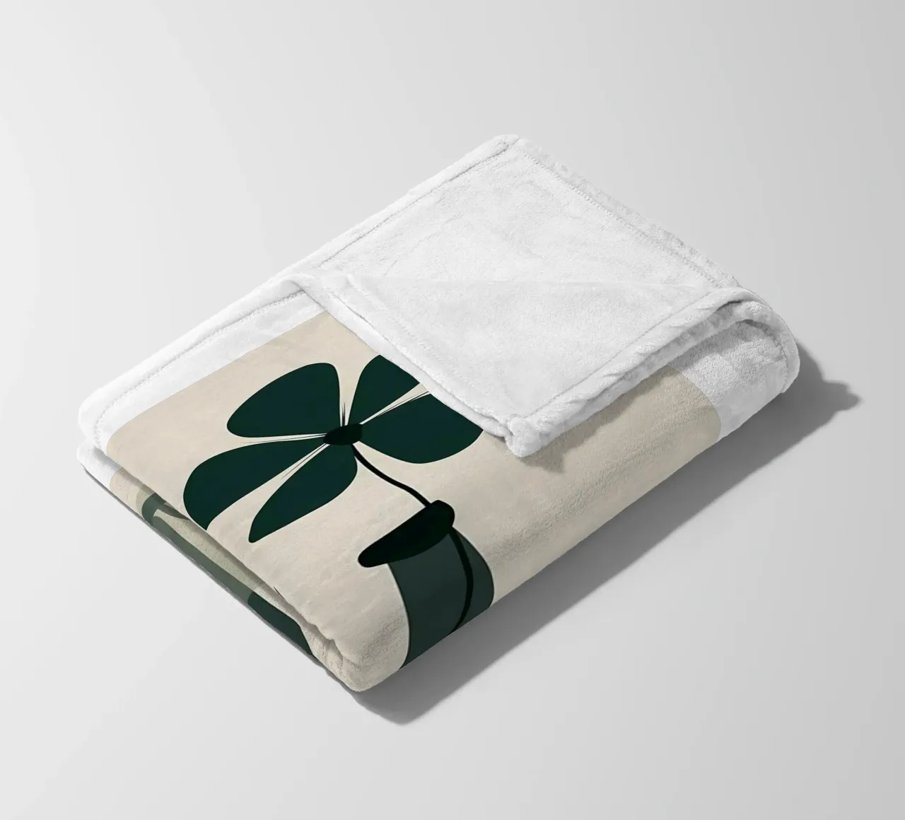 Linea e fioritura coperta in pile da Larry
