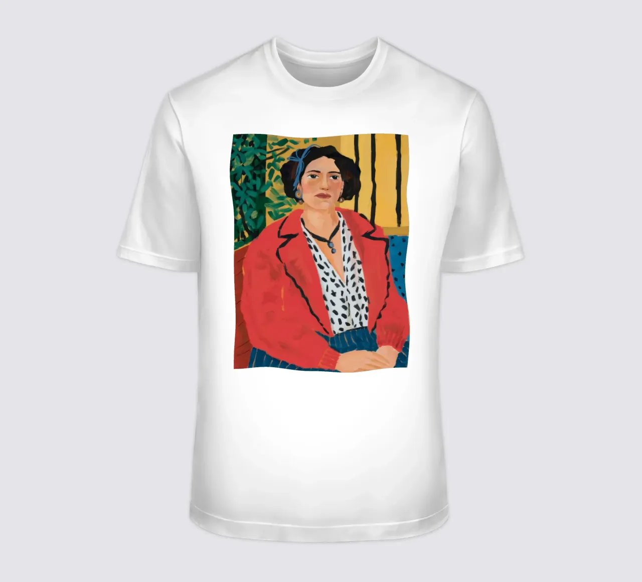 Sorriso cremisi fiducioso t-shirt da Prism Ritual