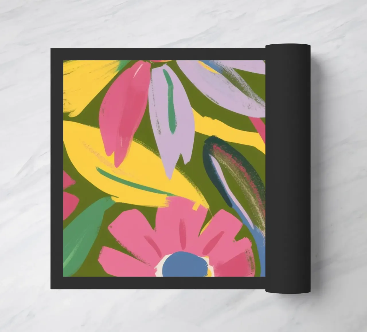 Perpetual Summer Garden doormat by Ink Pulse