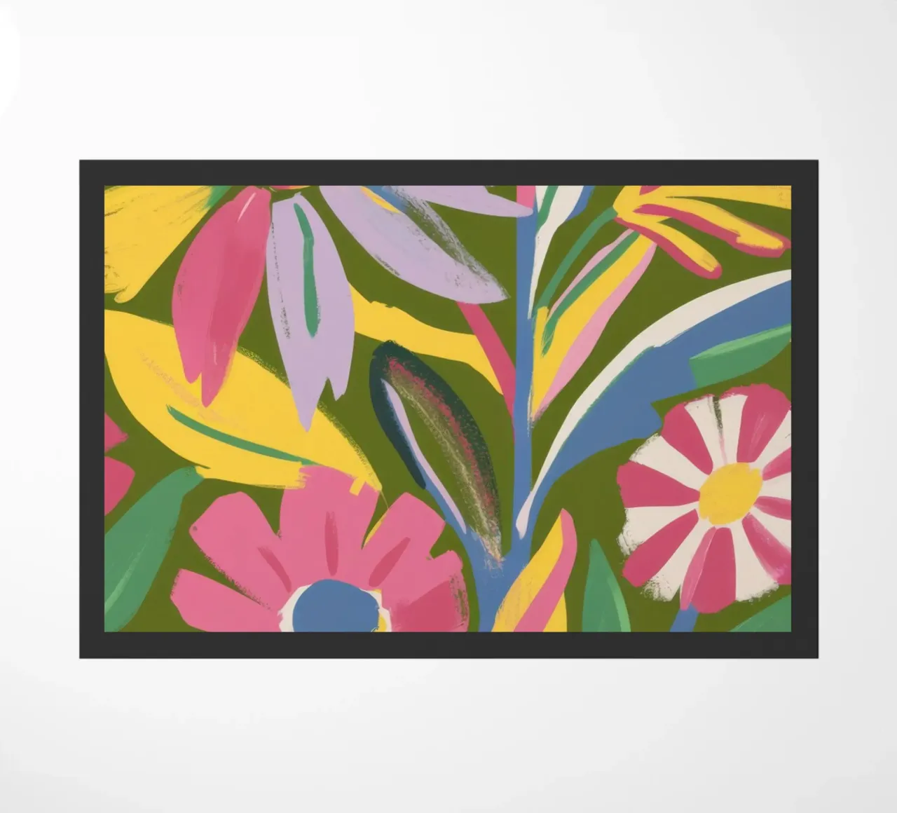 Perpetual Summer Garden doormat by Ink Pulse