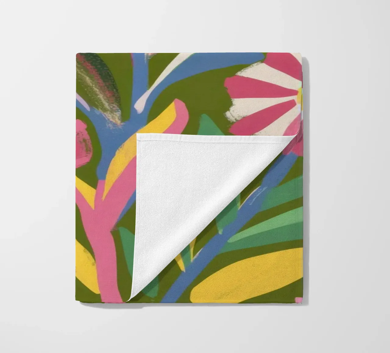 Eeuwigdurende zomertuin strandhanddoek van Ink Pulse