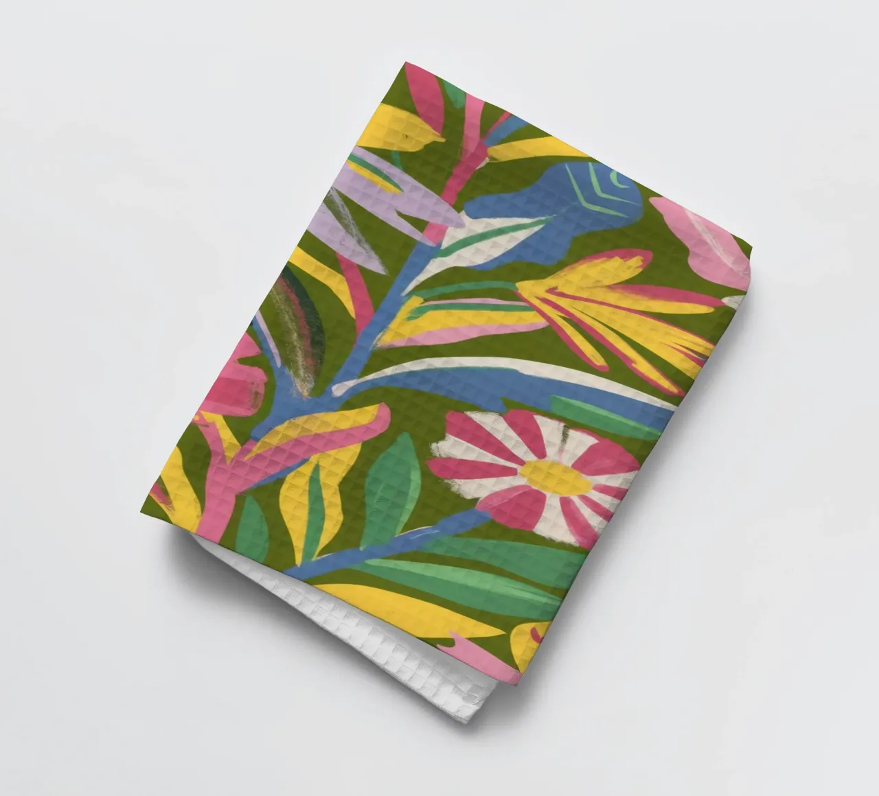 Eeuwigdurende zomertuin theedoek van Ink Pulse