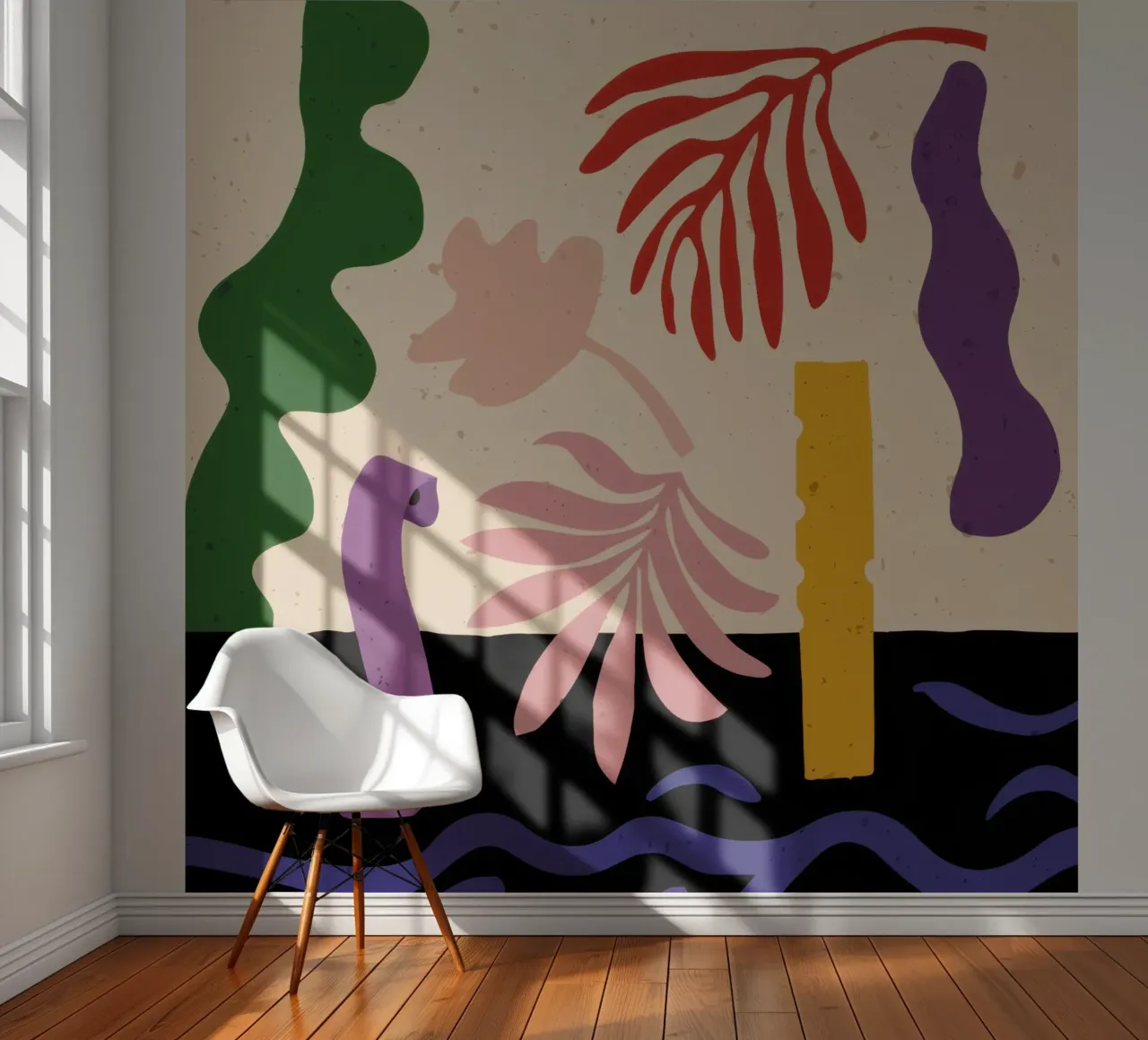 Organic Shapes in Motion photo wallpaper by Mythy Brush