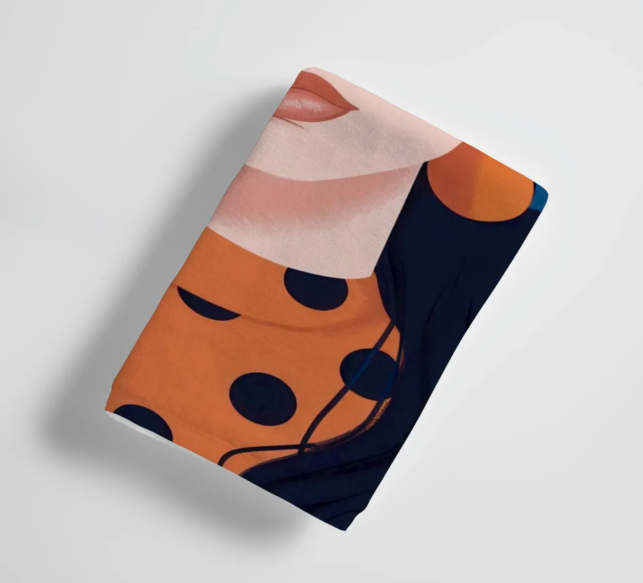 Azure Gaze Contrast Handtuch von Giant Foxs